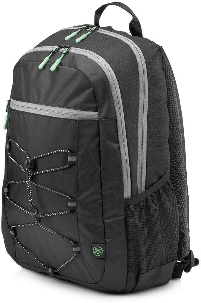 HP 15.6" Active Backpack - Black/Mint Green