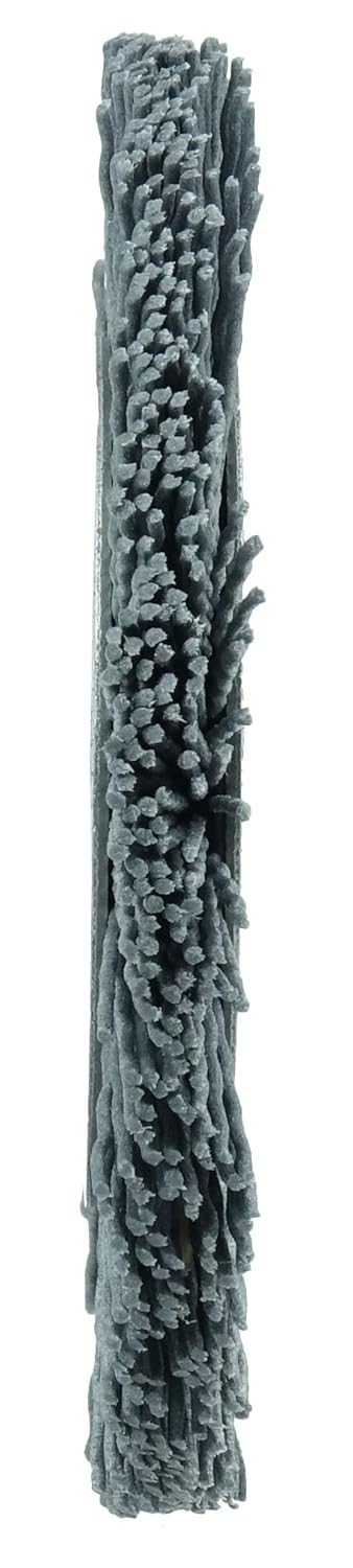 Weiler 31104 4" Narrow Face Nylox Wheel, 022/320SC Crimped Fill, 1/2"-3/8" Arbor Hole