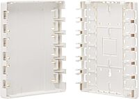 Tripp Lite 12-Port Surface-Mount Box for Keystone Jacks, Additional Breakout Pieces for Wide Compatibility
