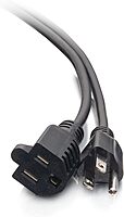 C2G Outlet Saver Power Extension Cord - 18 AWG NEMA 5-15P to 5-15R