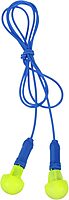 3M E-A-R Push-Ins Earplugs 318-1001, Corded, Poly Bag 100-Pair Yellow/ Blue 100 Pair (Pack of 1)