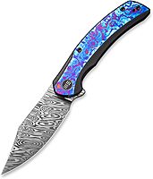 We Knife WE19022FDS1: Snick Framelock Timascus