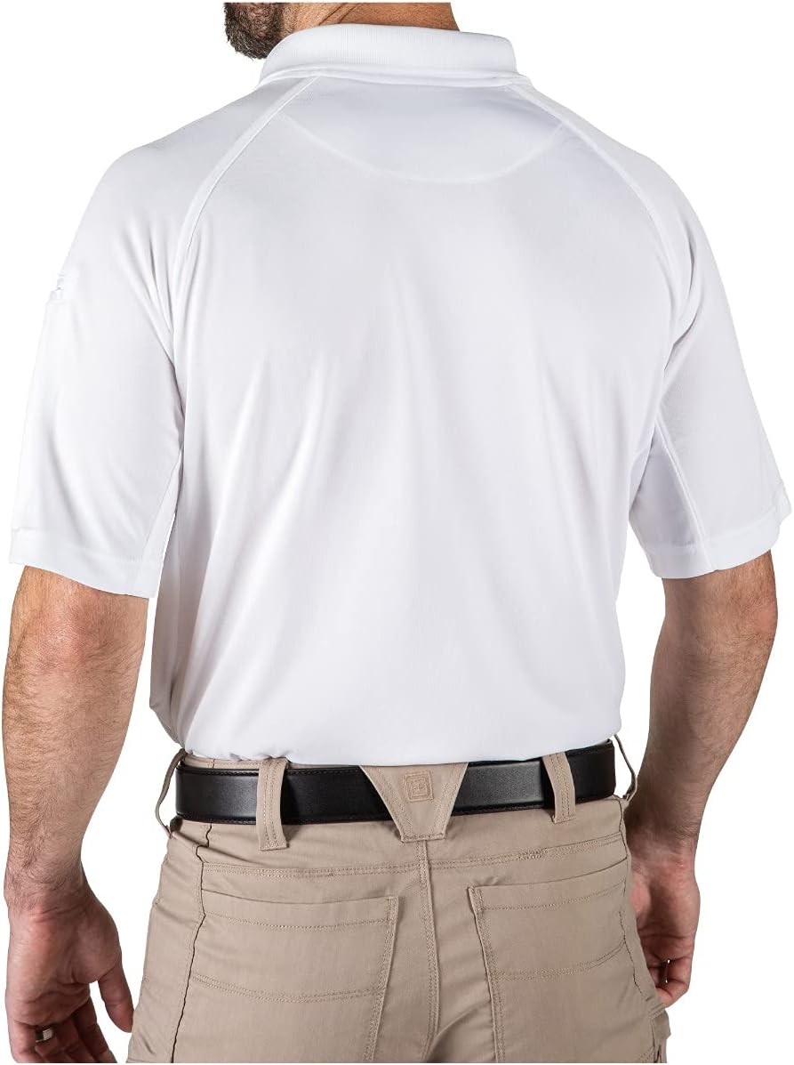 5.11 Tactical Men's Performance Short Sleeve Polo, 100% Polyester, Moisture Wicking, Style 71049