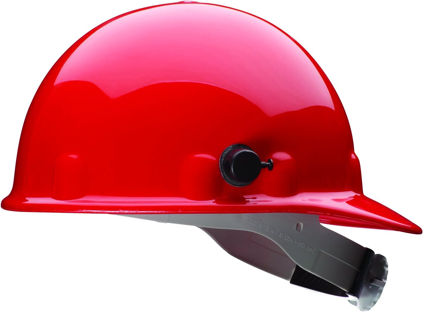Fibre-Metal by Honeywell E2QRW15A000 Super Eight Ratchet Cap Style Hard Hat with Quick-Lok, Red, Medium