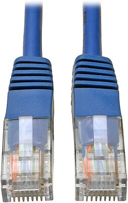 Eaton Tripp Lite Cat5e 350MHz Molded Patch Cable (RJ45 M/M) - Blue, 4-ft.(N002-004-BL)