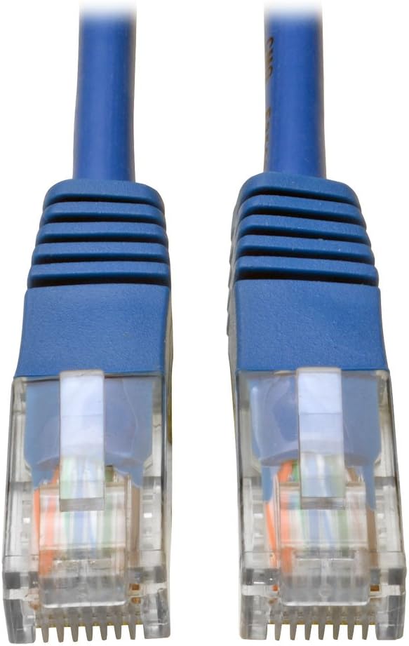 Eaton Tripp Lite Cat5e 350MHz Molded Patch Cable (RJ45 M/M) - Blue, 4-ft.(N002-004-BL)