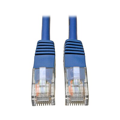 Eaton Tripp Lite Cat5e 350MHz Molded Patch Cable (RJ45 M/M) - Blue, 4-ft.(N002-004-BL)