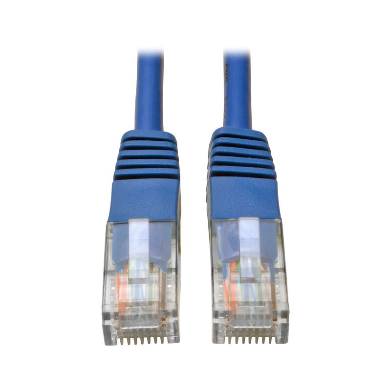 Eaton Tripp Lite Cat5e 350MHz Molded Patch Cable (RJ45 M/M) - Blue, 4-ft.(N002-004-BL)