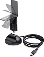 StarTech.com Wi-Fi 6E USB Adapter/Dongle, for Desktop/Laptop PC, Wireless NIC w/Foldable Antenna, WiFi 2.4/5/6GHz Network