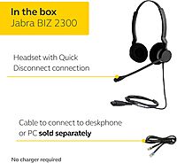 Jabra Biz 2300 Wired Professional Call Center Headset