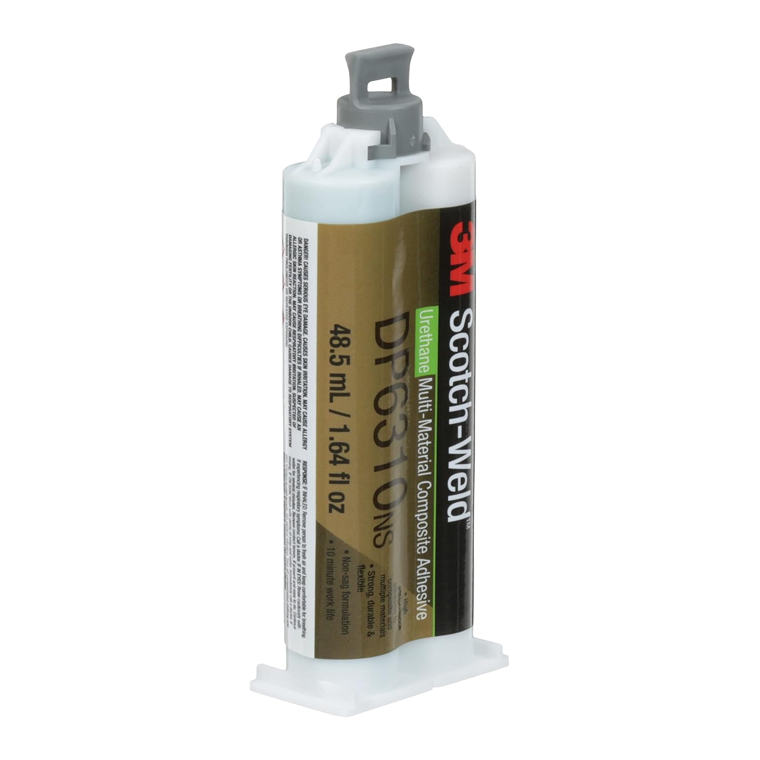 3M Scotch-Weld Composite Urethane Adhesive DP6310NS Green, 48.5 mL Duo-Pak