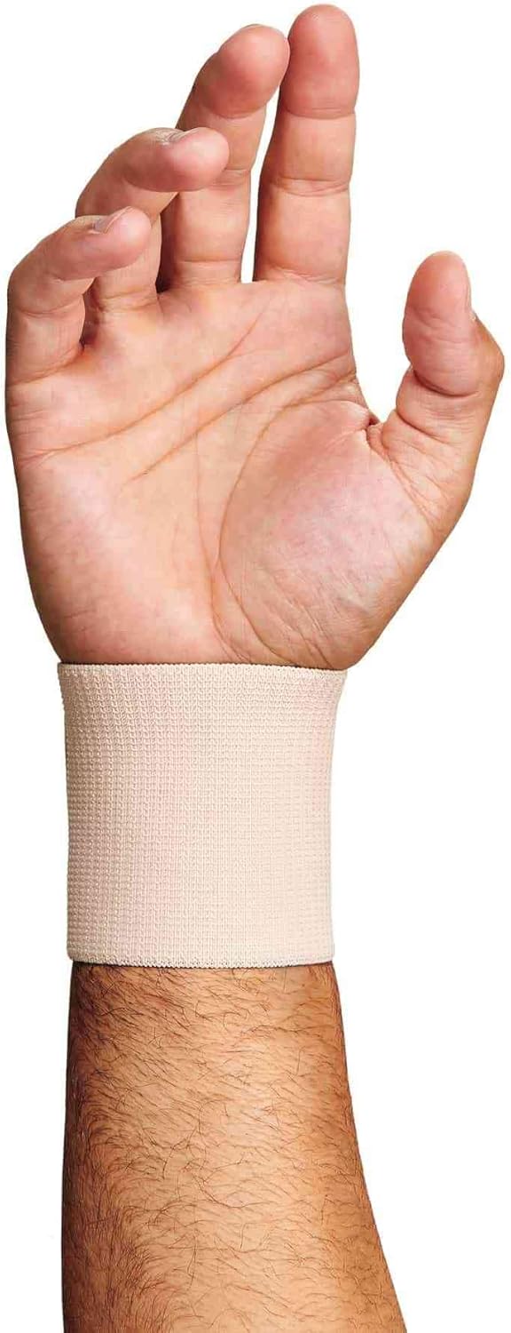 Ergodyne ProFlex 400 Universal Wrist Wrap, Tan Tan 1 Count (Pack of 1)