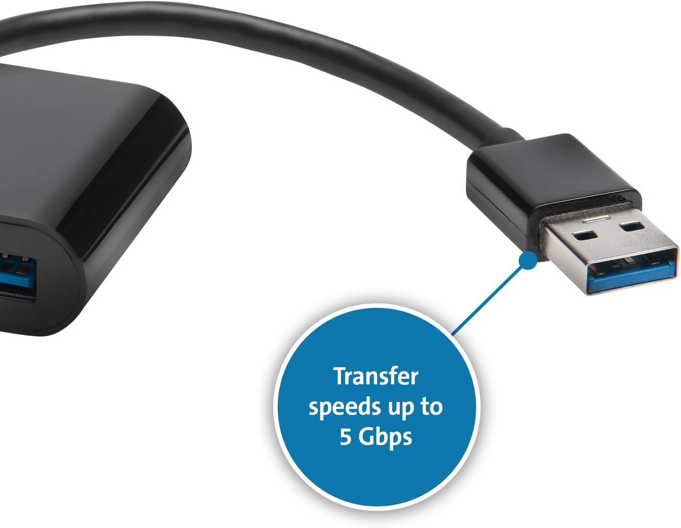 Kensington K39121WW UH4000 USB 3.0 4-Port Hub