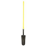 Nupla SS14L-E Ergo Power Sharp Shooters Drain Spade, 14" Hollow Back Blade, Ergo Grip, 16 Gauge, 48" Long Handle,72091