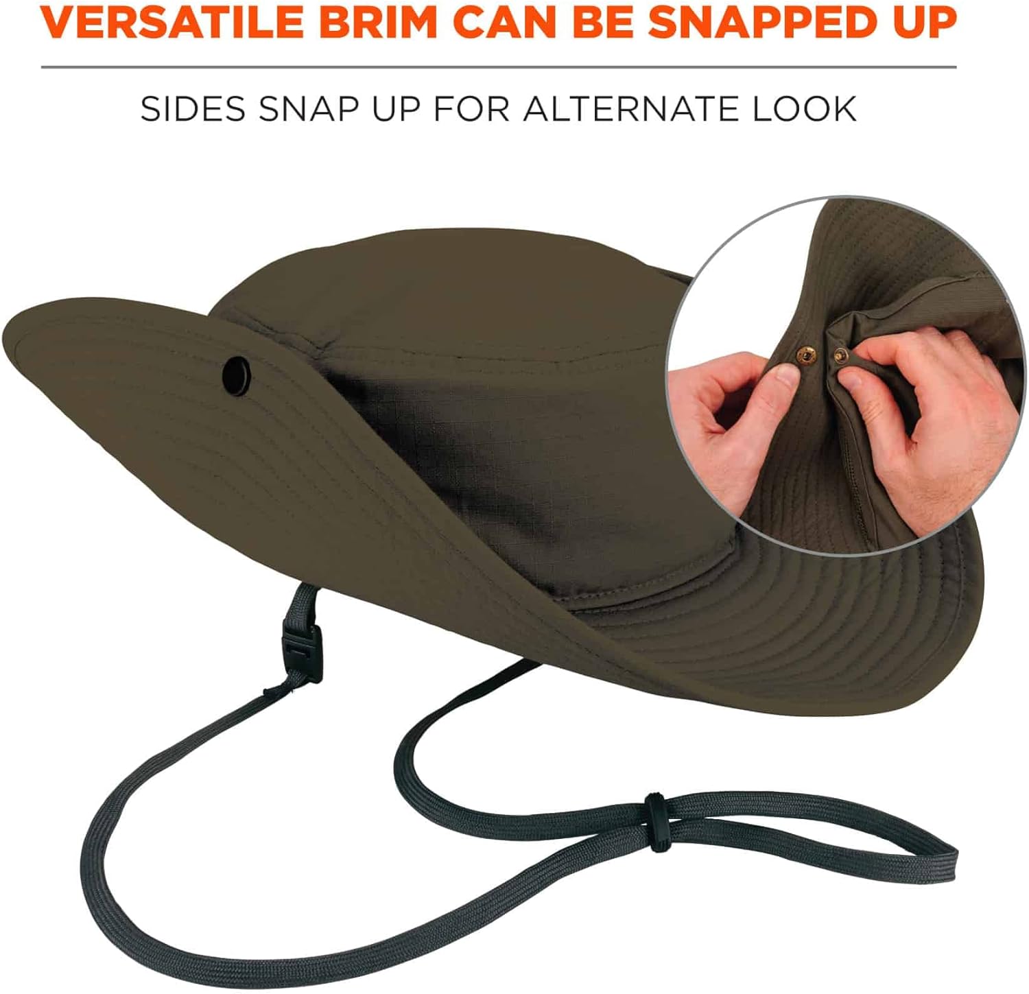 ERGODYNE Chill-Its 8936 Lightweight Ranger Hat with Mesh Paneling