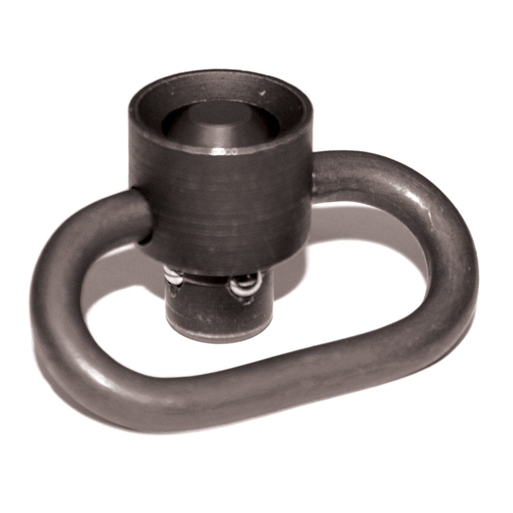 Midwest Gloves Industries Quick Detach Sling Swivel Heavy Duty Flush Push Button , Black