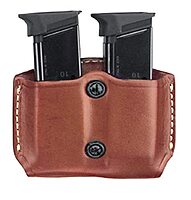 GOULD & GOODRICH Gold Line Double Mag Case with Belt Loops