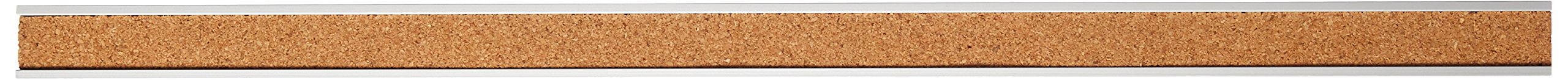 Lorell Cork Bulletin Bar, 18", Self-Sealing Strip, Aluminum (LLR49532)