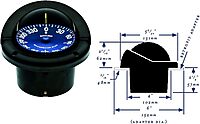 RITCHIE Marine Compass with Built-In Illumination and Compensators