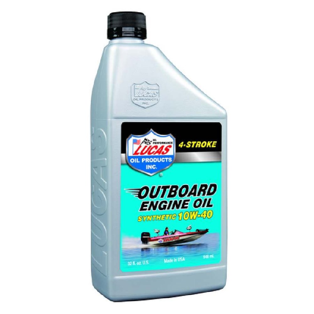 Lucas Oil Synthetic SAE 10W-40 Outboard Engine Oil