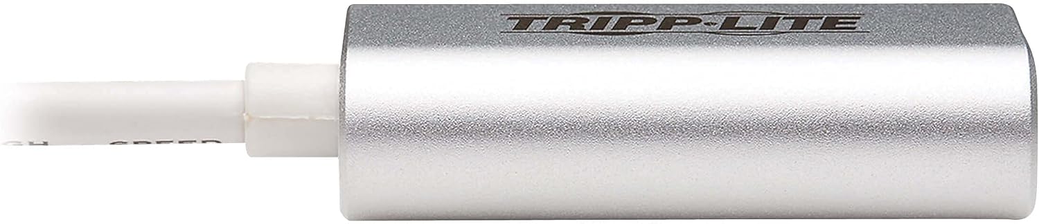 Tripp Lite USB C to 3.5mm Stero Audio Adapter for Microphone Headphones, Silver (U437-002)