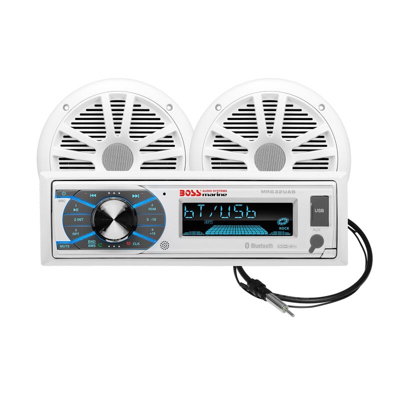 BOSS Audio Systems Marine Stereo & 6.5 Inch Speaker Kit