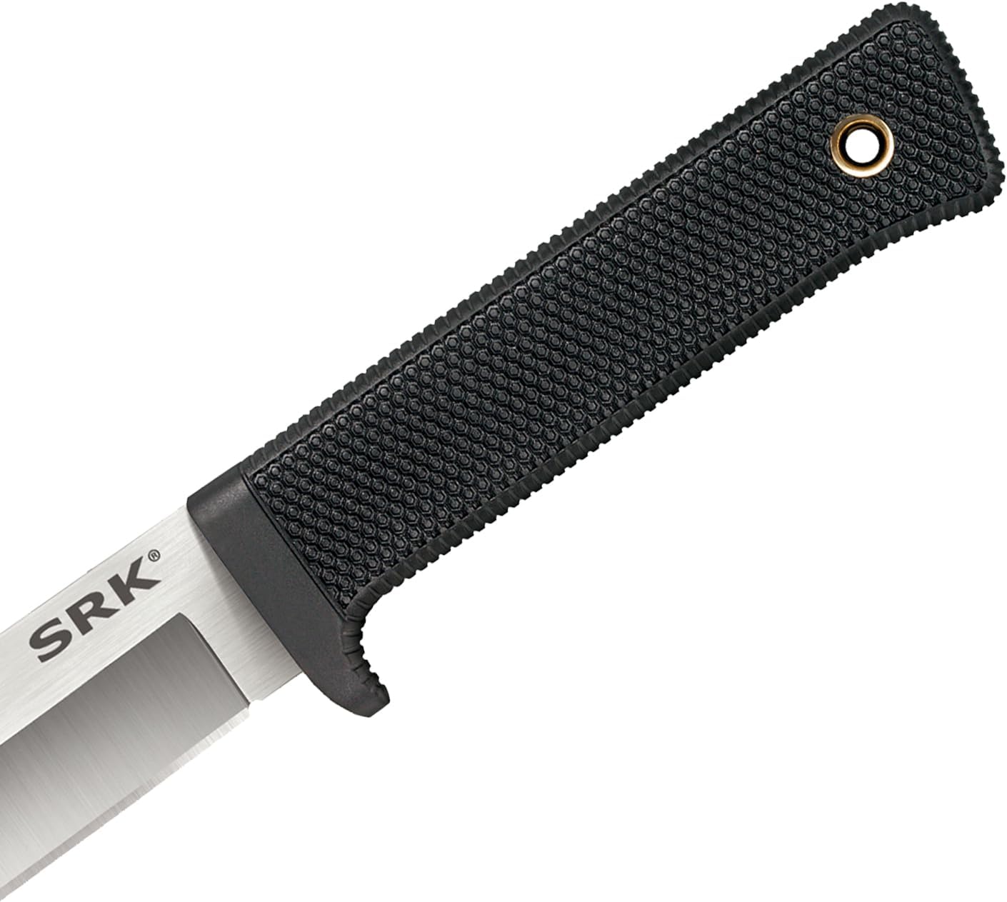 COLD STEEL SRK 6" CPM 3V Clip Point Razor-Sharp Blade 4.75" Kray-Ex Durable Handle Tactical Fixed Blade Knife withSecure-Ex