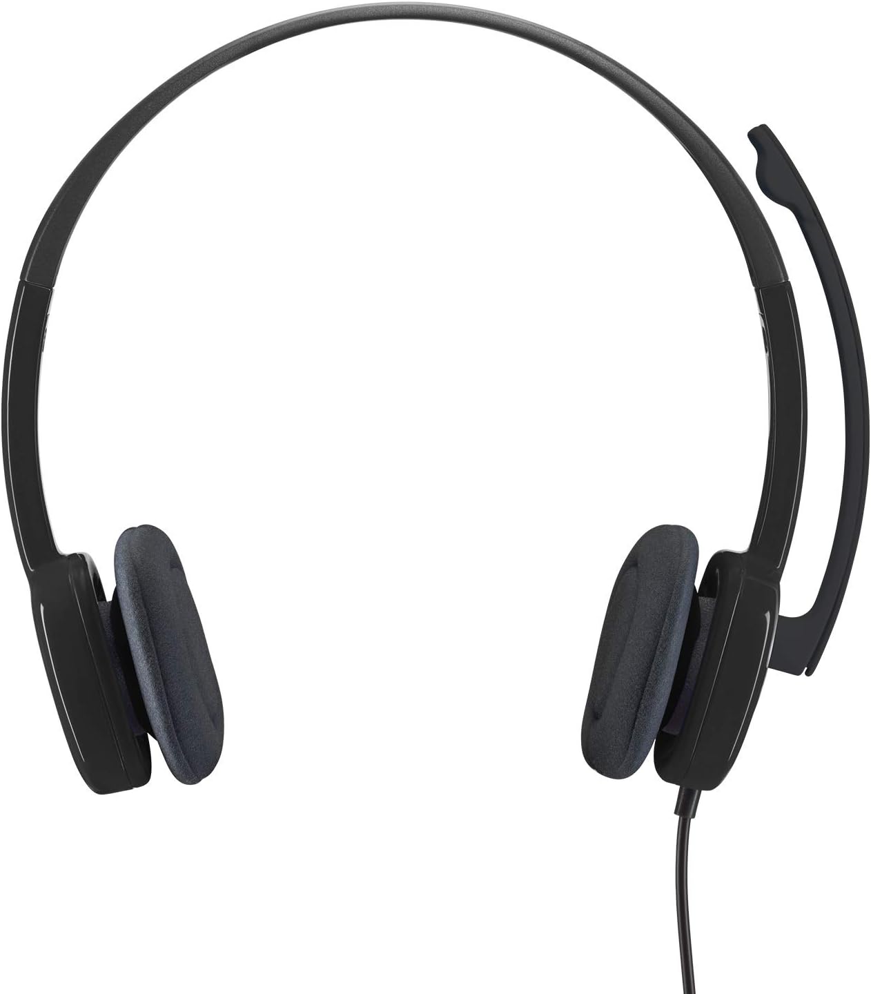 Logitech H151 Wired Headset, Analog Stereo Headphones with Rotating Noise-Cancelling Microphone, 3.5 mm Audio Jack
