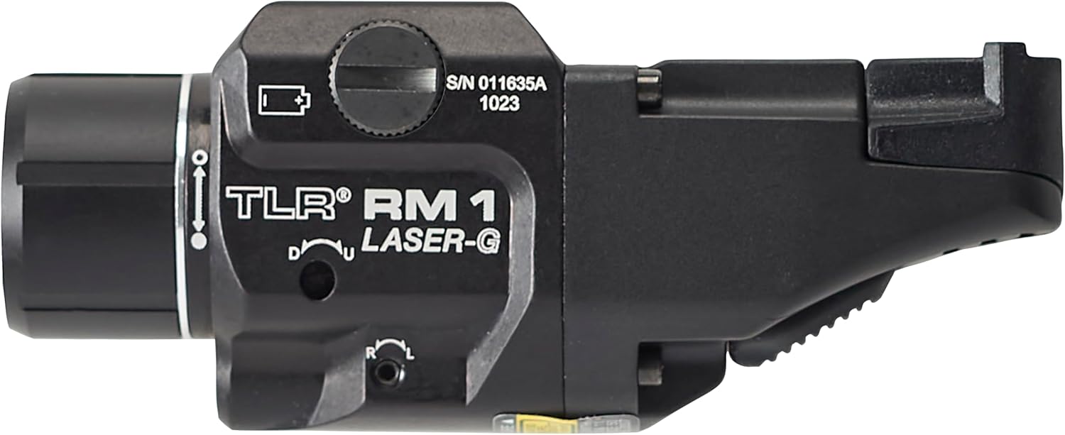 Streamlight 69443 TLR RM 1 G 500-Lumen Rail-Mounted Tactical Weapon Light with Integrated Green Aiming Laser
