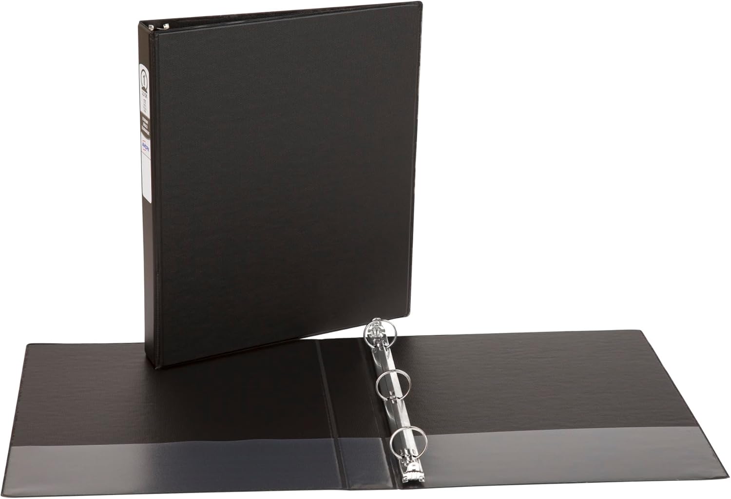 Avery Economy 3 Ring Binder, 1" Round Rings, 1 Black Binder (03301) 1" Classic