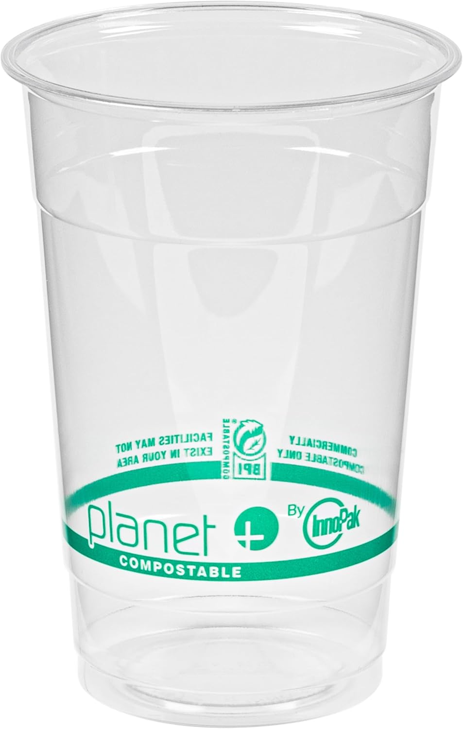 Planet + 100% Compostable PLA Clear Cold Cup, 20-Ounce, 1000-Count Case