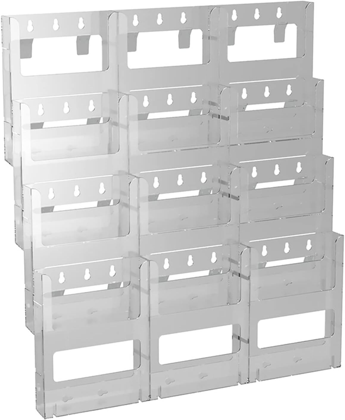 AZAR DISPLAYS Wall-Mount Brochure Holder