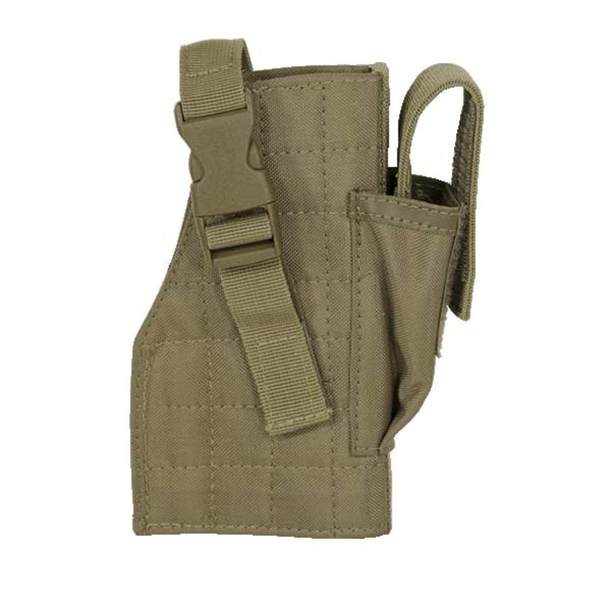 VooDoo Tactical MOLLE Holster with Attached Mag Pouch