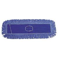 Boardwalk BWK1124 24 in. x 5 in. Cotton/Synthetic Fiber Looped-End Mop Head - Blue