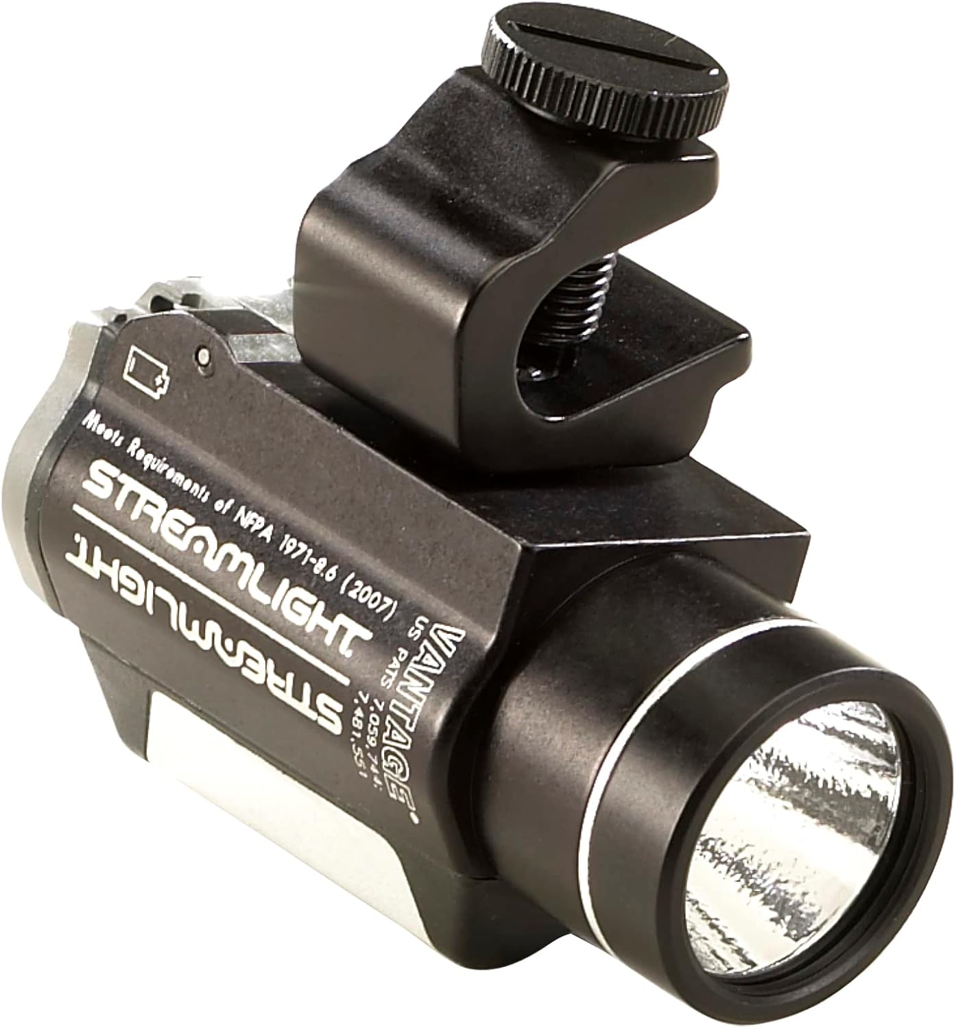 Streamlight 69140 Vantage LED Helmet Mounted Flashlight, Black Black Flashlight