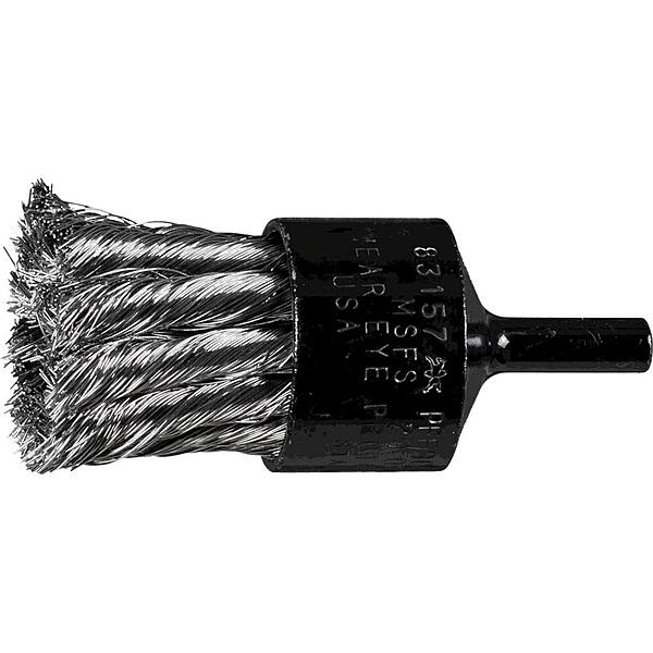 PFERD 1'' Knot Wire END Brush - Straight Cup (83157) (10/Each)