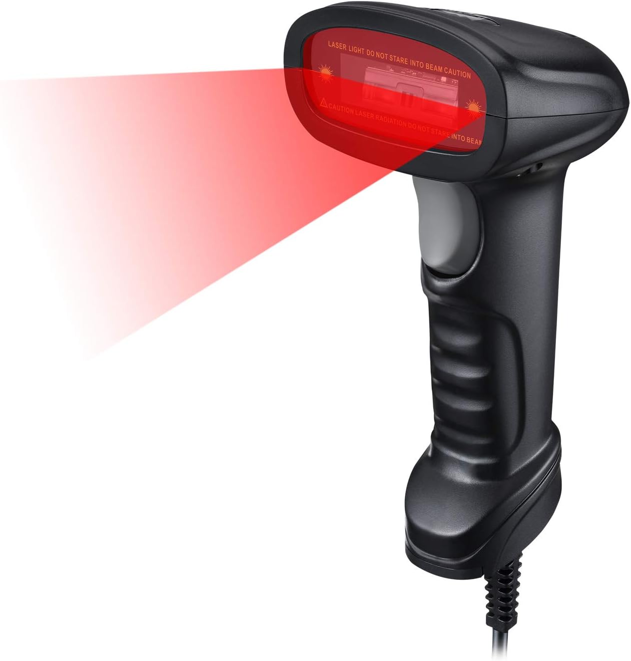 Adesso NuScan 1600U 1D Handheld CCD Barcode Scanner (USB) - Cable Connectivity - 300 scan/s - 16in Scan Distance