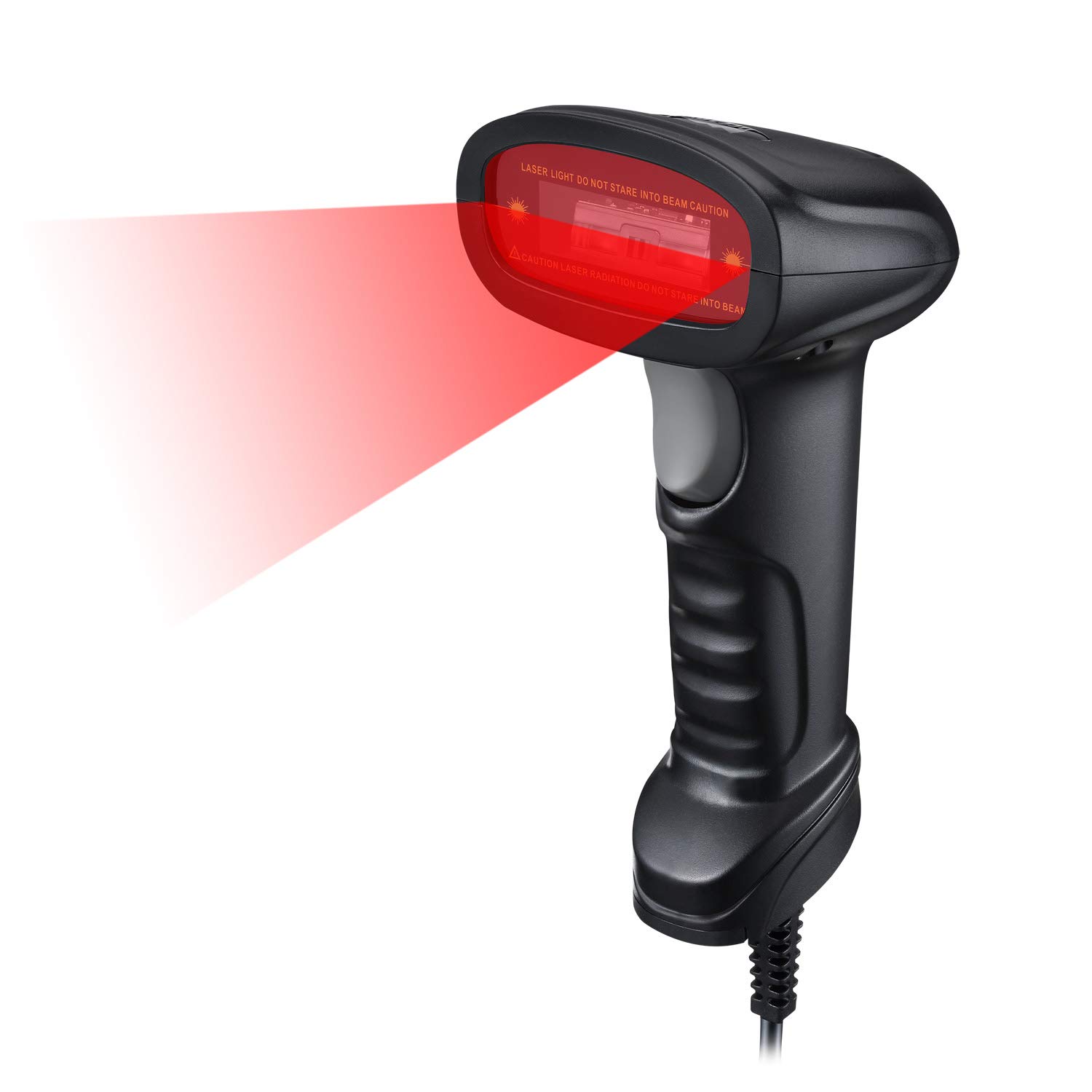 Adesso NuScan 1600U 1D Handheld CCD Barcode Scanner (USB) - Cable Connectivity - 300 scan/s - 16in Scan Distance