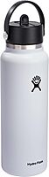 HYDRO FLASK Wide Mouth Flex Straw Cap Bottle - Insulated Stainless Steel