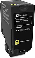 Lexmark 84C1HY0 CX725 Yellow High Yield Return Program Cartridge Toner