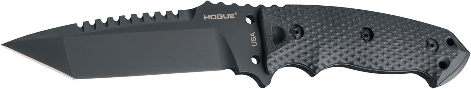 HOGUE EX-F01 Fixed Blade Knife, Tanto Blade