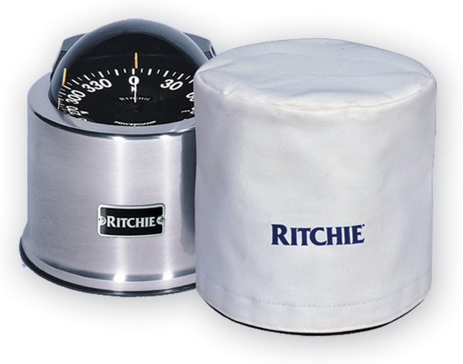 Ritchie GM-5-C 5" GlobeMaster Binnacle Mount Compass Cover - White