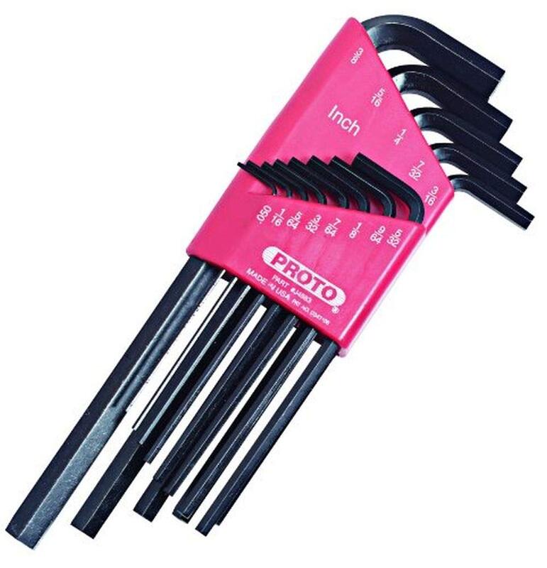 Proto Stanley J4983 Long Hex Key Set, 13PC