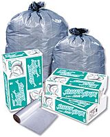 Pitt Plastics Repro Can Liners, 0.9-mil, 16 Gallons, Black, Case Of 500