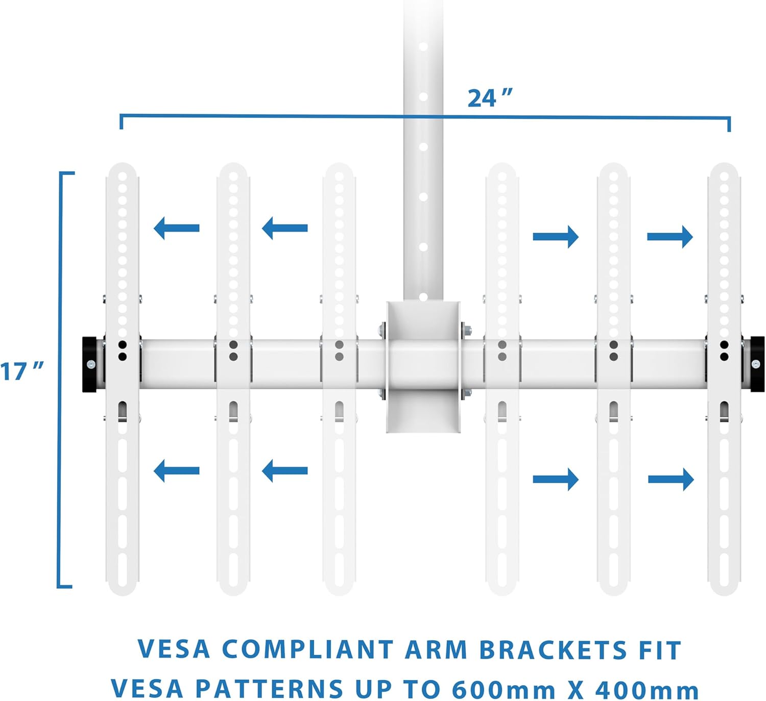 Mount-It! Full Motion Ceiling & RV TV Mount