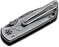 Böker Manukaftur Solingen M4 Sherman Damascus - Folding Collector's Pocket Knife Crafted from Recovered M4 Tank Materials