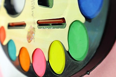 Kids Water Color Mixing Palette - Pack of 6