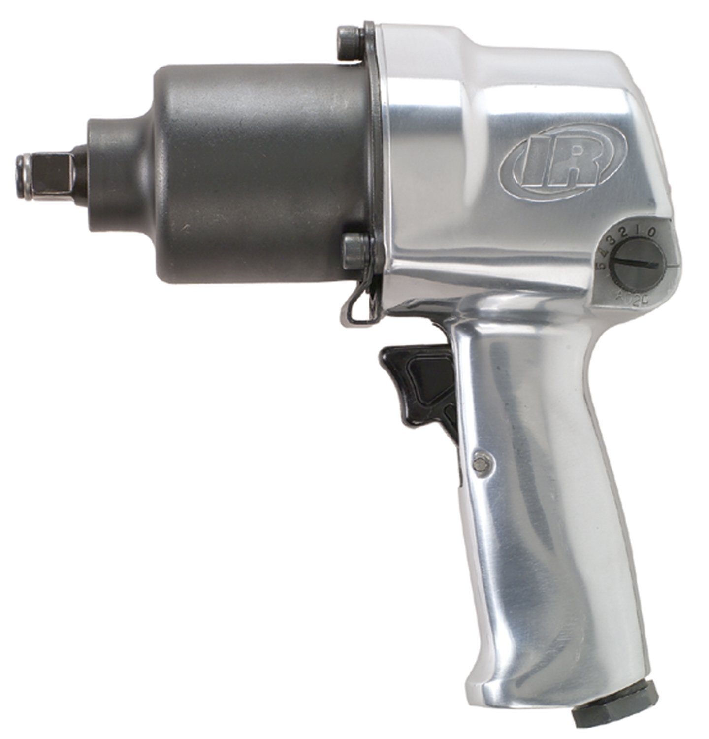 Ingersoll Rand 244A 1/2" Air Impact Wrench, 500 ft-lbs Max Torque, Super Duty, Pistol Grip Standard Anvil