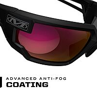 Mechanix Wear: Vision Type-X Safety Glasses with Advanced Anti Fog, Scratch Resistant, Fire Mirror Lens