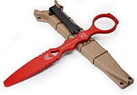 Benchmade - SOCP 176T Tactical Training Dagger with Red 400C Handle (176T)